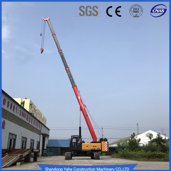 25 ton crawler crane with Retractable chassis