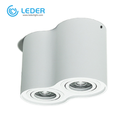 LEDER Dimmable Round White 2*7W LED Downlight