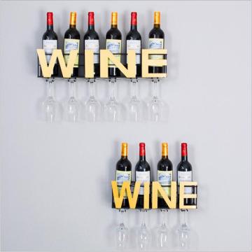 wine accessories wall mounted shelf wine rack