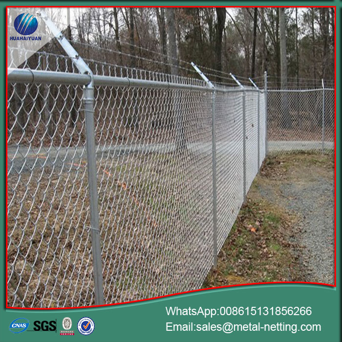 diamond mesh fence galvanized chain link fence