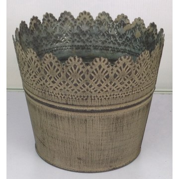 Vintage grain craft bucket