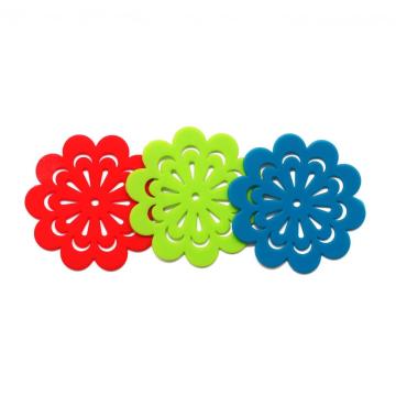 Colorful silicone cup mat For All Beverages