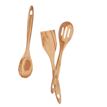 Wooden spoons for cooking