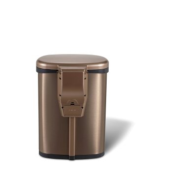 12L Trash Can with Foot Switch Cover