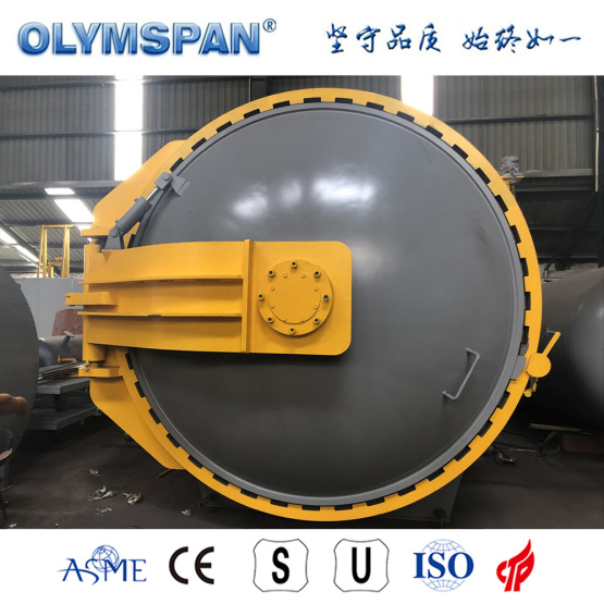 ASME standard fiber glass material bonding autoclave