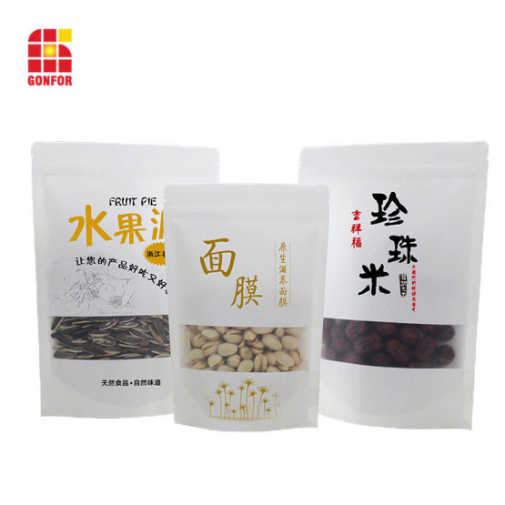 Custom Printed Stand-Up Pouch Flexible Food Packaging