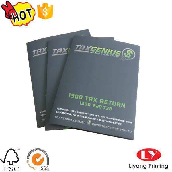 Business card packaging gift file folder printing