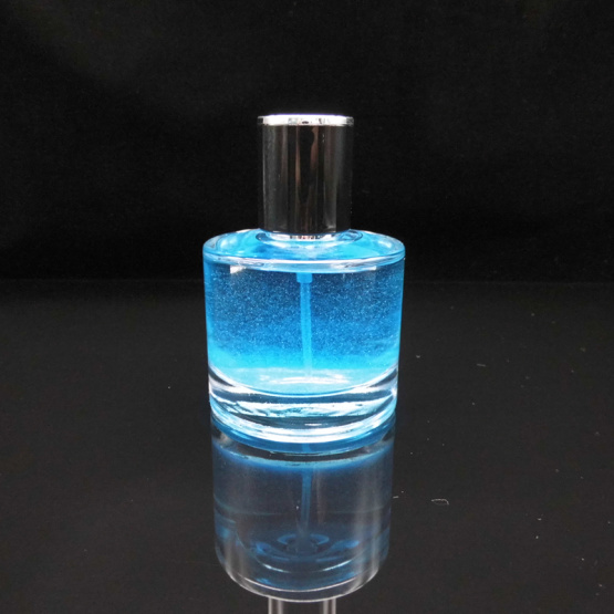 50ml Elegant round empty glass perfume bottle