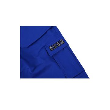 Blue Flame Retardant Pants with Silver Tape