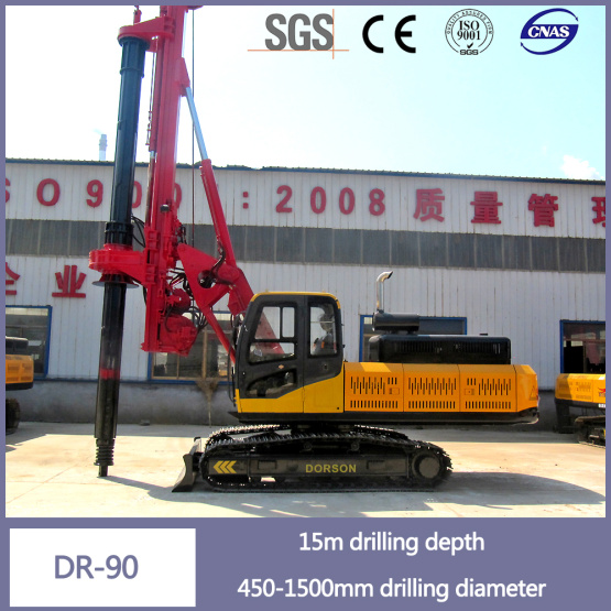 Dr-90 U Rig Pile Driver 15m Drilling Depth