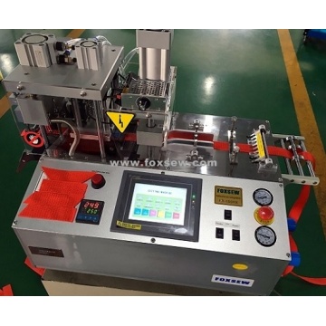 Automatic Angle Webbing Cutting Machine with Hole Puncher