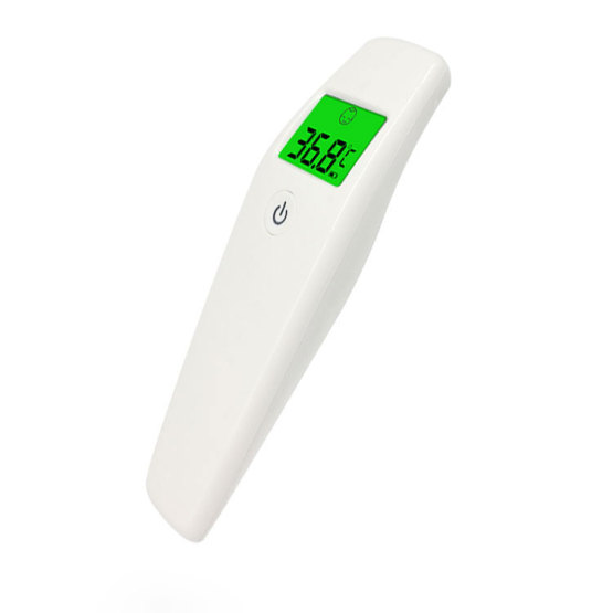 Portable touch-free infrared forehead kid thermometer