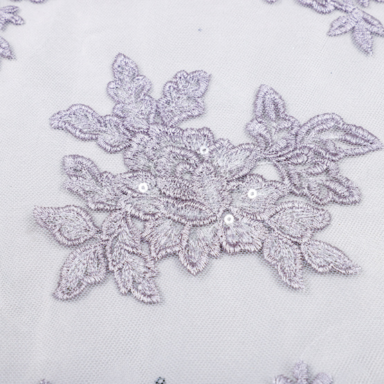 MX442 african sequin lace embroidery