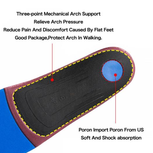 Orthotic Arch Support Shoe Insert Orthopedic Pad Shoes