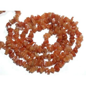Red Aventurine Chip beads 32