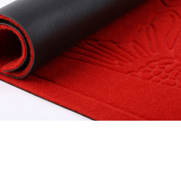 Velour polyester custom printed outdoor mat