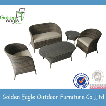 Round Outdoor Furniture Rattan Sofa