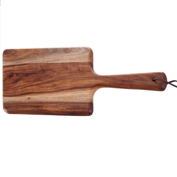 Rectangle wood chopping board with handle