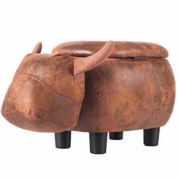 Animal shape kid's storage stool & Bins for bedroom furniture