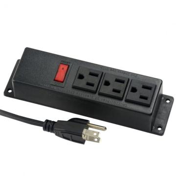 US 3-Outlets Power Unit With Internet&Phone Ports&Switch