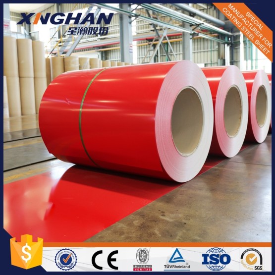 Polyester colored steel coils