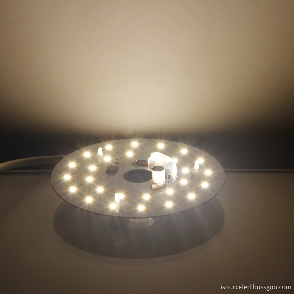Warm white light 9W LED ceiling light module