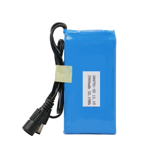 High Discharge Rate 587491 11.1V 2900mAh Lipo Battery