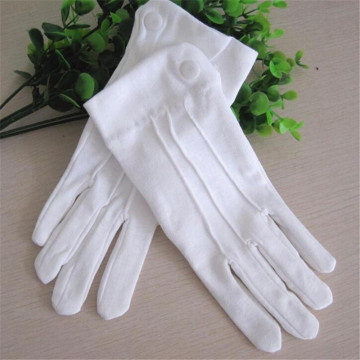 Uniform White Polyester Masonic Embroidery Gloves