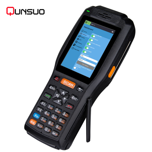 Handheld lottery pos pda terminal with printer