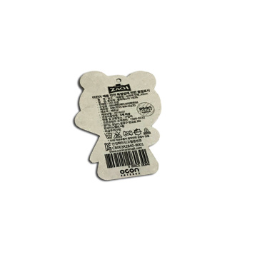 Product white hang tags