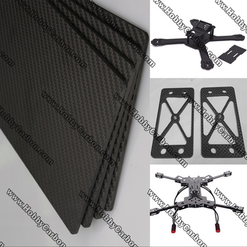 full carbon fiber cnc cutting plate for RC