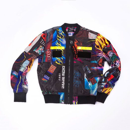 Men Polyester all over printing jacket