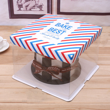 Plastic packaging box design for cake
