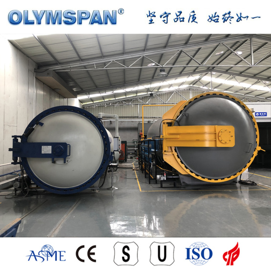 ASME standard small fiber glass bonding autoclave