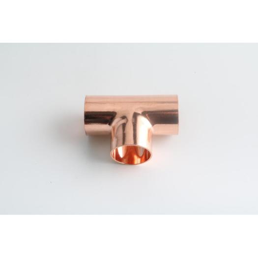 Copper socket weld tee fitting for water system
