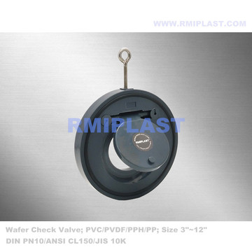 PVC Single Piece Wafer Check Valve ANSI CL150