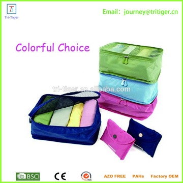 Portable Foldable Multifunction Travel Clothes Storage Bag packing cube sets