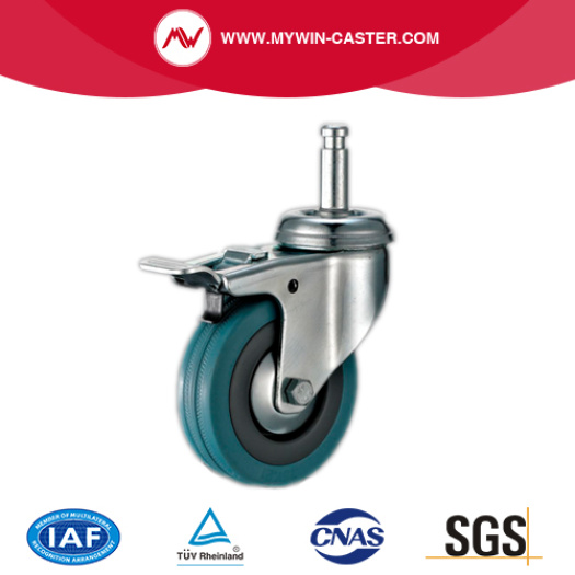 Grip Ring Light Duty Casters with Brake