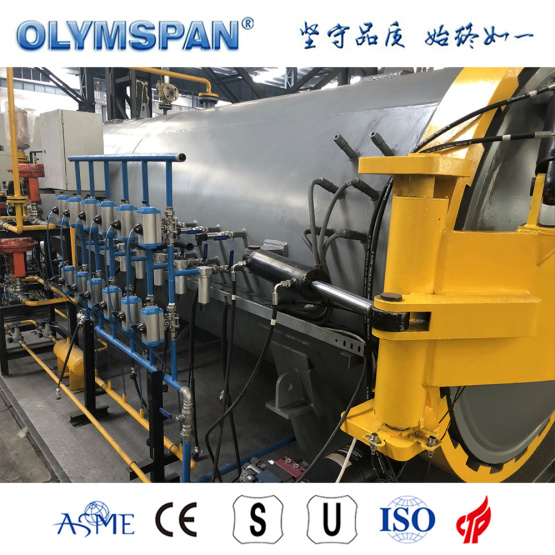 ASME standard small fiber glass material autoclave