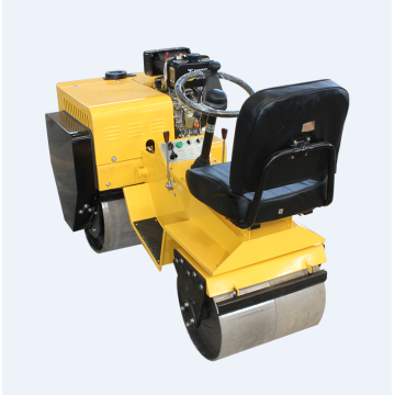 ride on variable pump double drum road roller