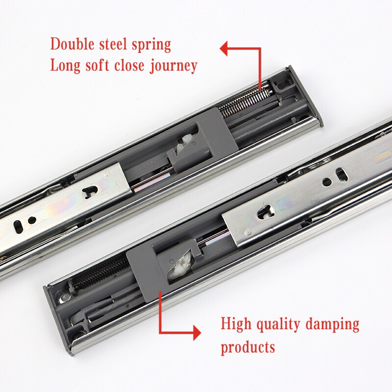 Iron Drawer Hydraulic Slide Rail