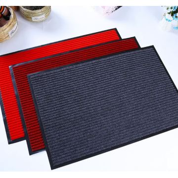Anti-skid entrance non-woven fabric ribbed stripe mat