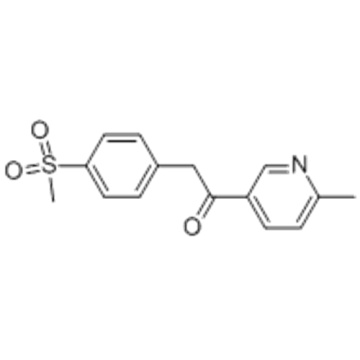 2-(4-MESYLPHENYL)-1-(6-METHYLPYRIDIN-3-YL)- ETHAN-1-ONE CAS 221615-75-4
