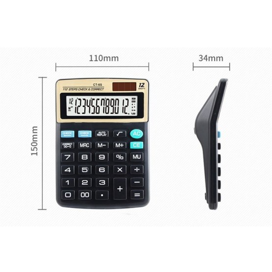 112 steps handheld calculators with 12 dight