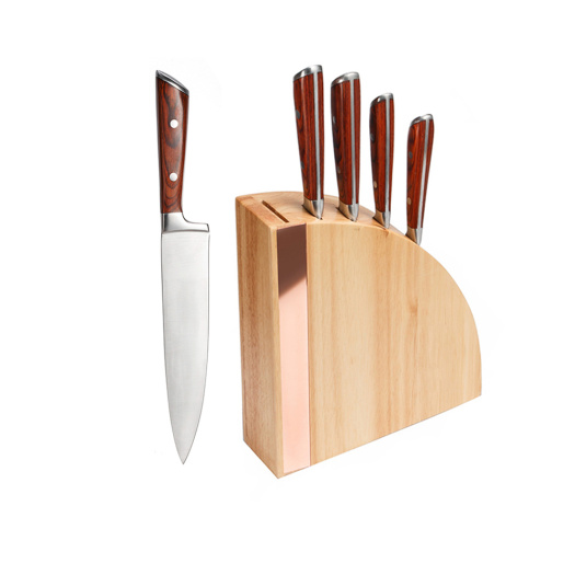 Garwin 6pcs kitchen knife set with wood block