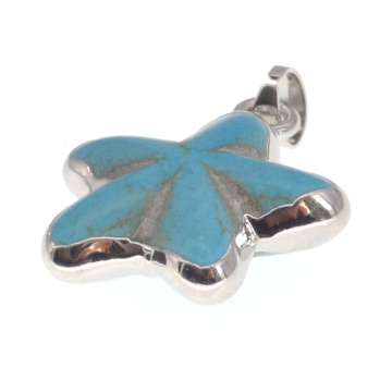 Wrapped Turquoise charms pendant for Making Jewelry