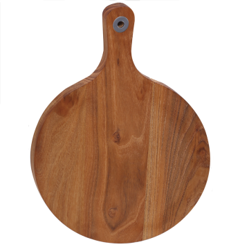 Round chopping board with handle