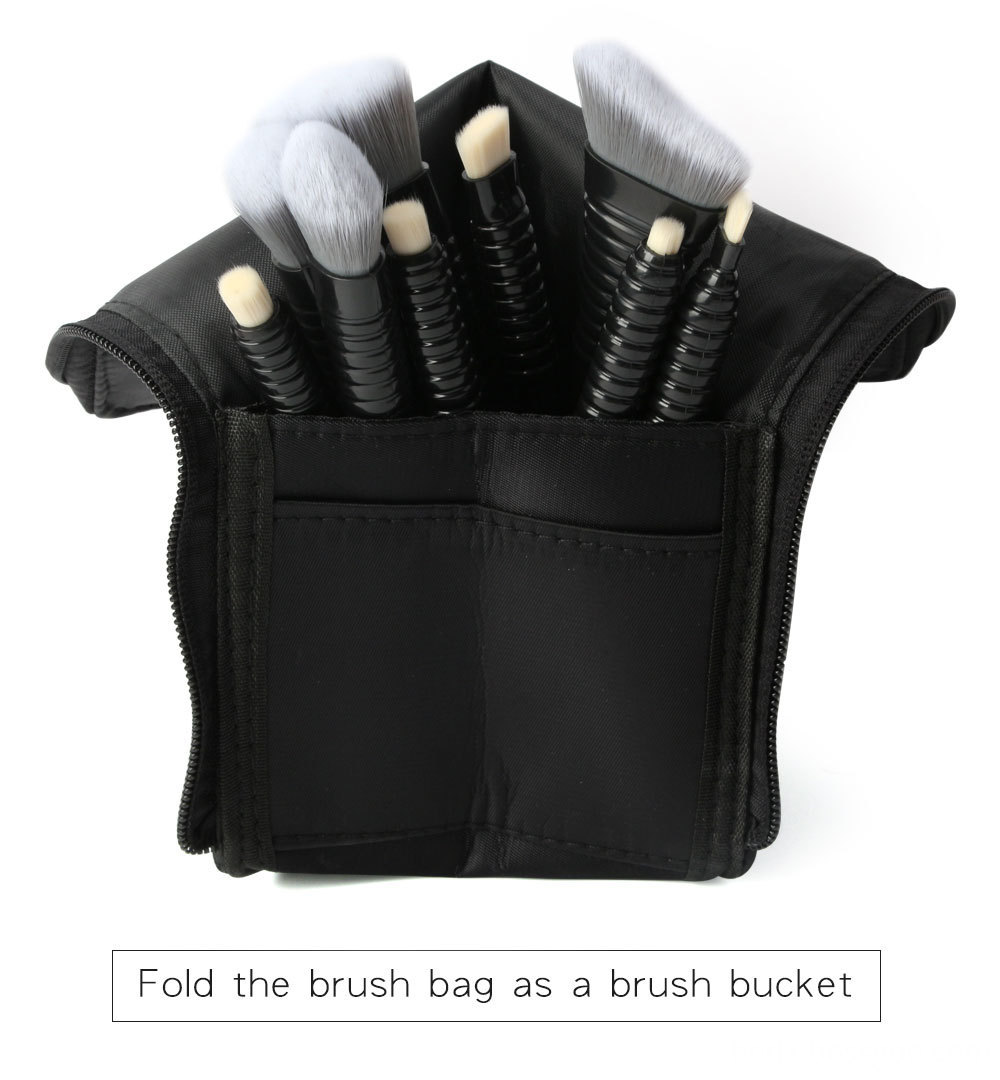 9 PCS Small Waist Design Makeup Brushes Sets 7