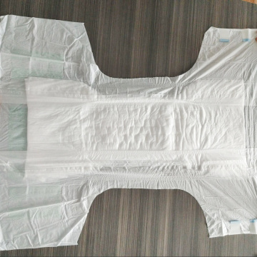 Adult diaper with wetness indicator