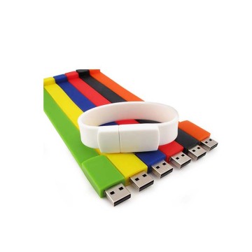wristband/bracelet USB flash drive silicone pendrive
